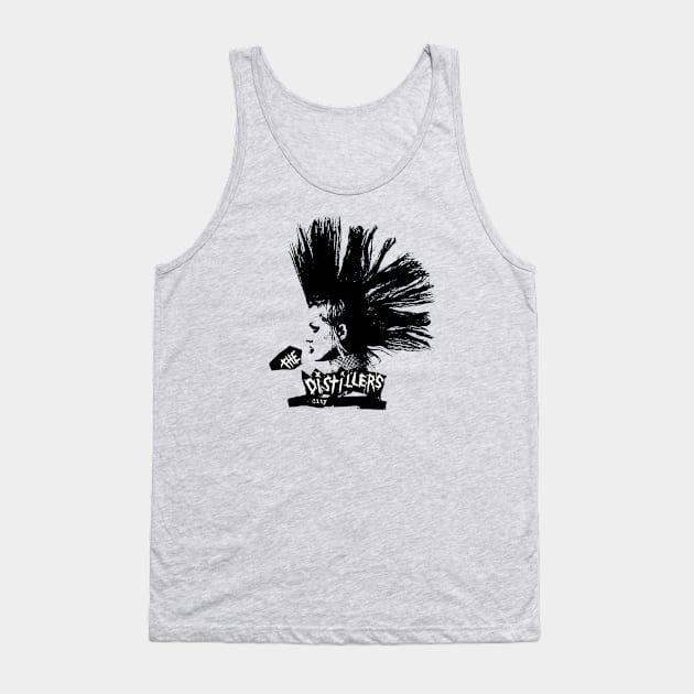 Punk Girl Tank Top by Pradipta Art